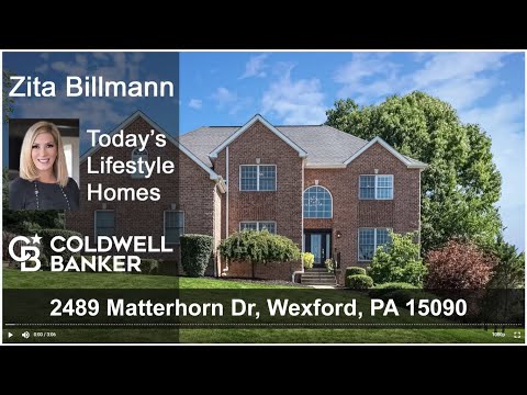 2489 Matterhorn Drive, Wexford, PA home video tour