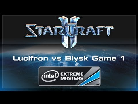 Lucifron vs Blysk Game 1 SC2 IEM Singapore Day 1