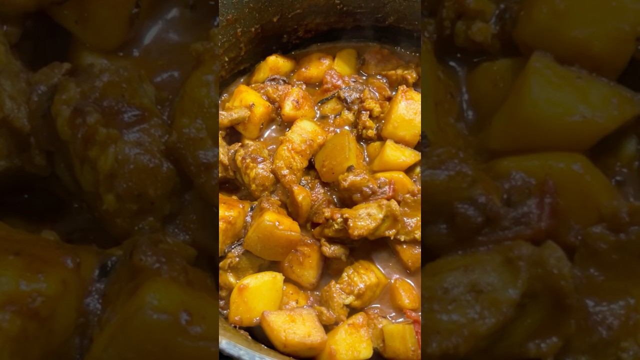 Pork with potato recipe 😋