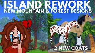 Checking Out the NEW ISLAND REWORK Update in WILD HORSE ISLANDS on ROBLOX (NEW FOREST & MOUNTAIN??)