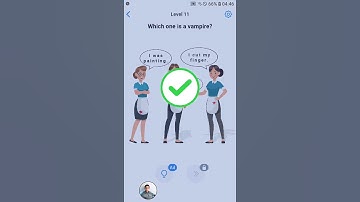 EASY GAME LEVEL 11 WHICH ONE IS VAMPIRE