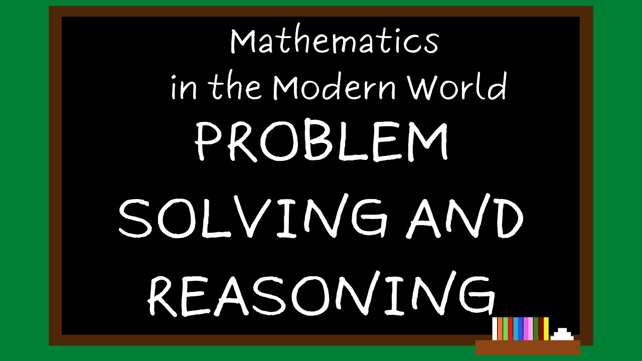 problem solving and reasoning in mathematics