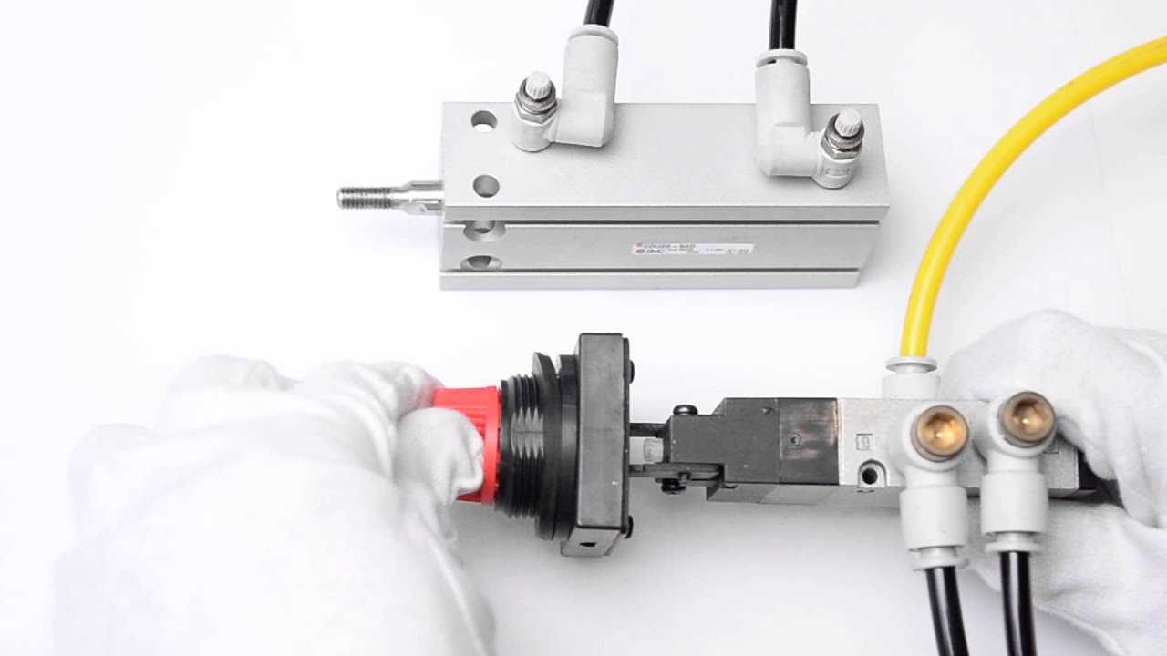 46257 SMC メカニカルバルブとシリンダのセット VZM550+CDU20-50D