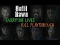 Until Dawn: Full Playthrough - Everyone lives (no commentary) PS4