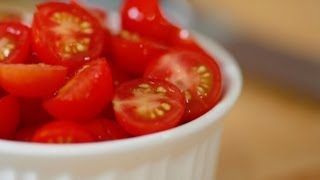 How To Slice Cherry Tomatoes In Record Time