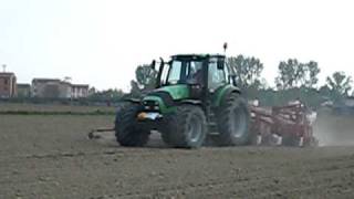 deutz agrotron 130 con gaspardo 8 file ..