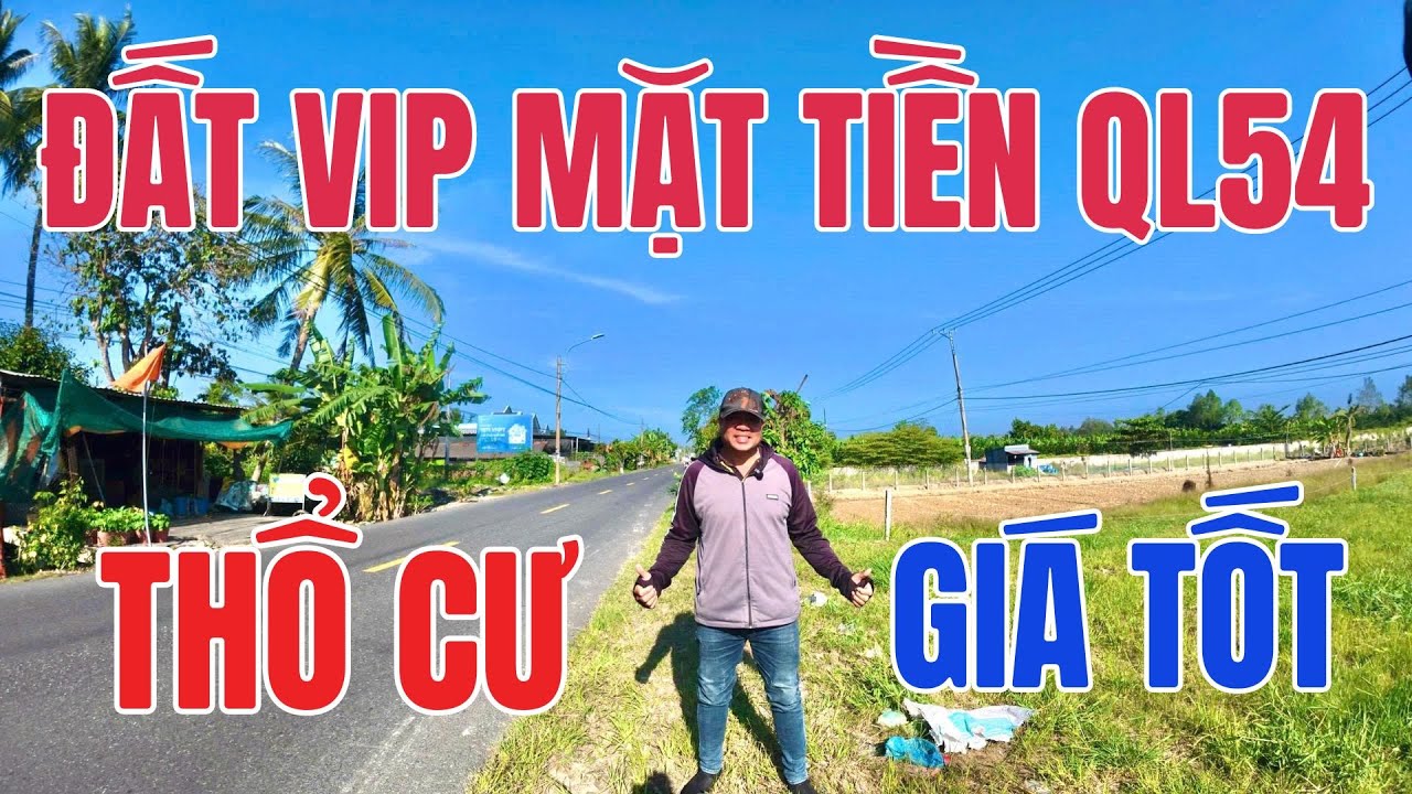 MS 10193 | 1.890m2 Đất Mặt Tiền Quốc Lộ 54 - Có 200m2 Thổ Cư | Cực Đẹp