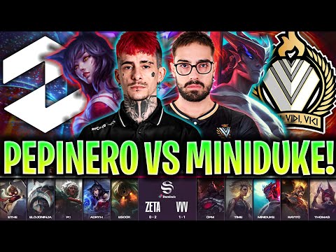 EL DUELO MÁS ESPERADO ENTRE PEPINERO vs MINIDUKE!😱 - ZETA vs VVV RESUMEN SUPERLIGA INVIERNO 2025 LVP