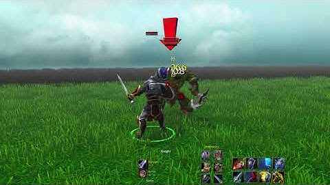 Wc3 Reforged RPG mod - Knight shield combat test