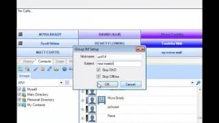 Using Call Manager's Group Chat Feature screenshot 5