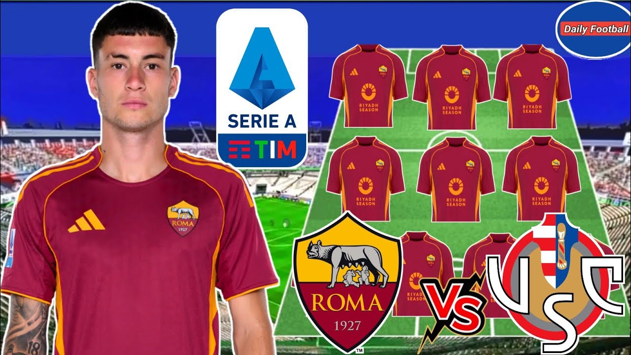 «Рома» против «Кремонезе» 25-26 🔥 Прогнозируемый состав «Ромы» против «Кремонезе» 😍 Новости «Ромы...