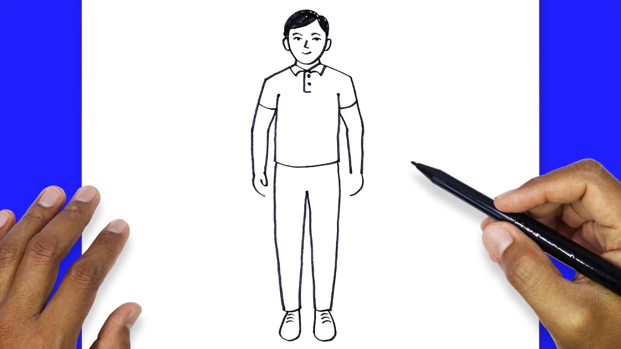 Cara Membuat Gambar Orang | Cara Menggambar Yang Mudah