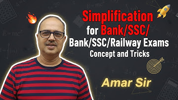 Fastest Simplification Methods 🚀 Bank/SSC/Railway Exams | Viral Maths #026 | Amar Sir🪄