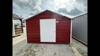 12X24 Metal Utility Shed REPO