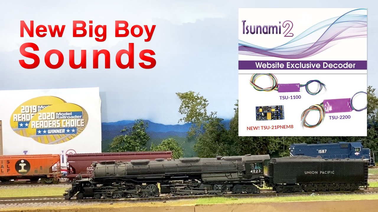 New Tsunami2 Decoders for Big Steam Locomotive like the Big Boy