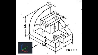 16 CAD - CSG Example 03 - Constructive Solid Geometry in AutoCAD (CSG Solid Modelling in Hindi)