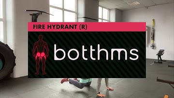 Fire Hydrant (R) with botthms Resistance Band – Booty Band Exercises botthms.com