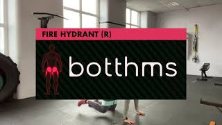 Fire Hydrant R With Botthms Resistance Band Booty Band Exercises Botthms.com