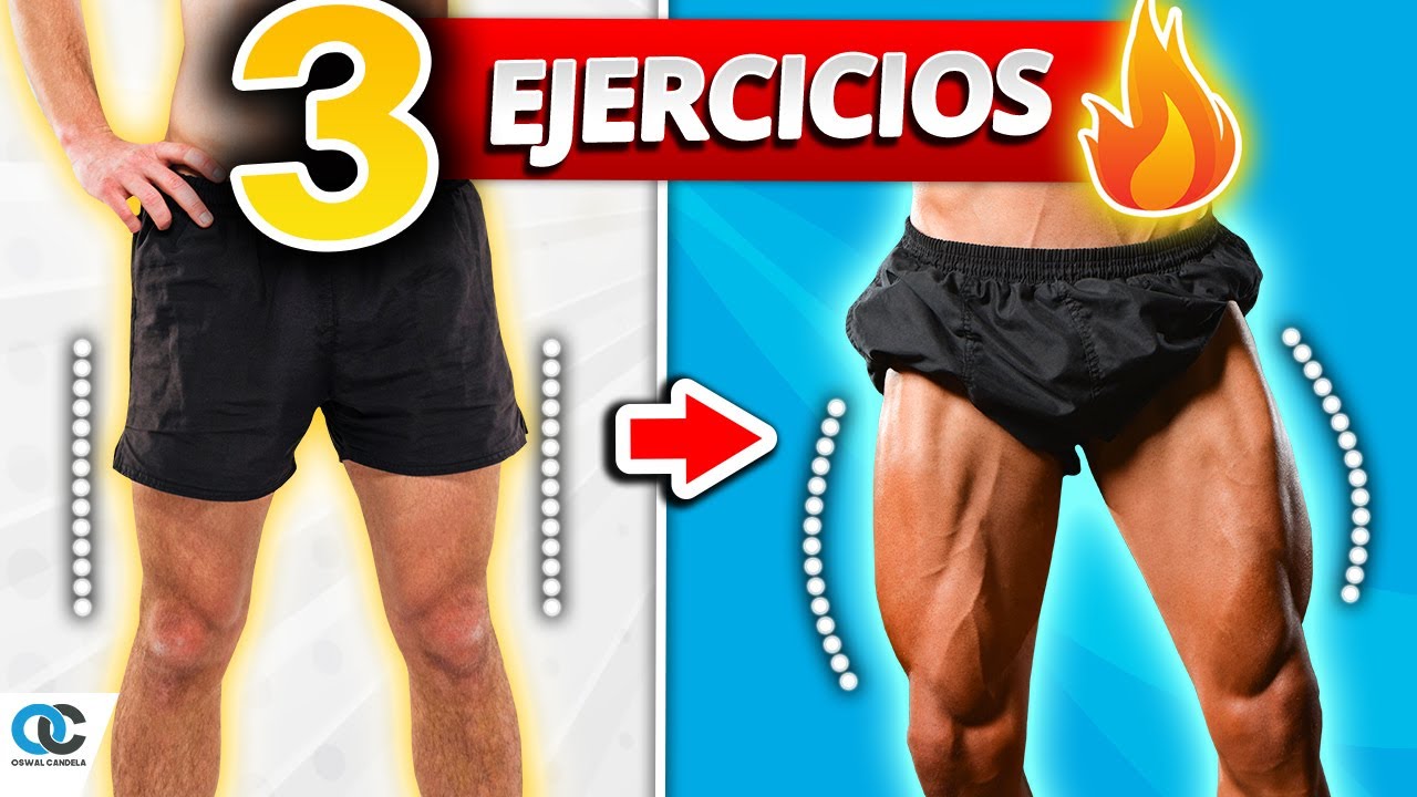 ¡Los 3 ÚNICOS EJERCICIOS DE PIERNA que debes hacer ya!