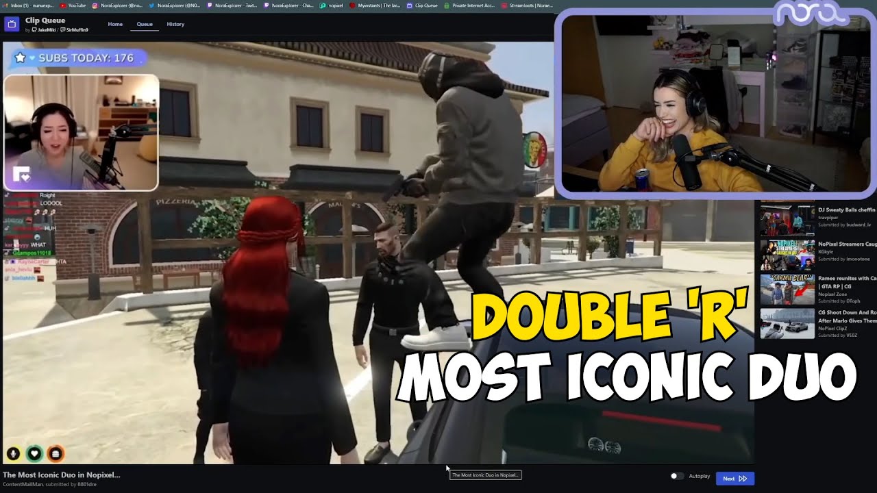 Nora Reacts to Most Iconic Duo (Randy & Ramee) | GTA RP NoPixel 3.0