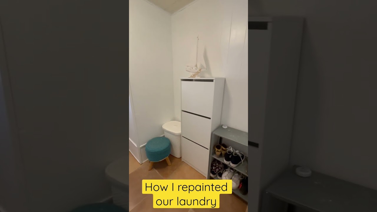 How I remodeled our laundry room YouTube