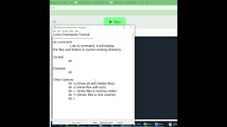 dir Command in Linux Tamil #shorts