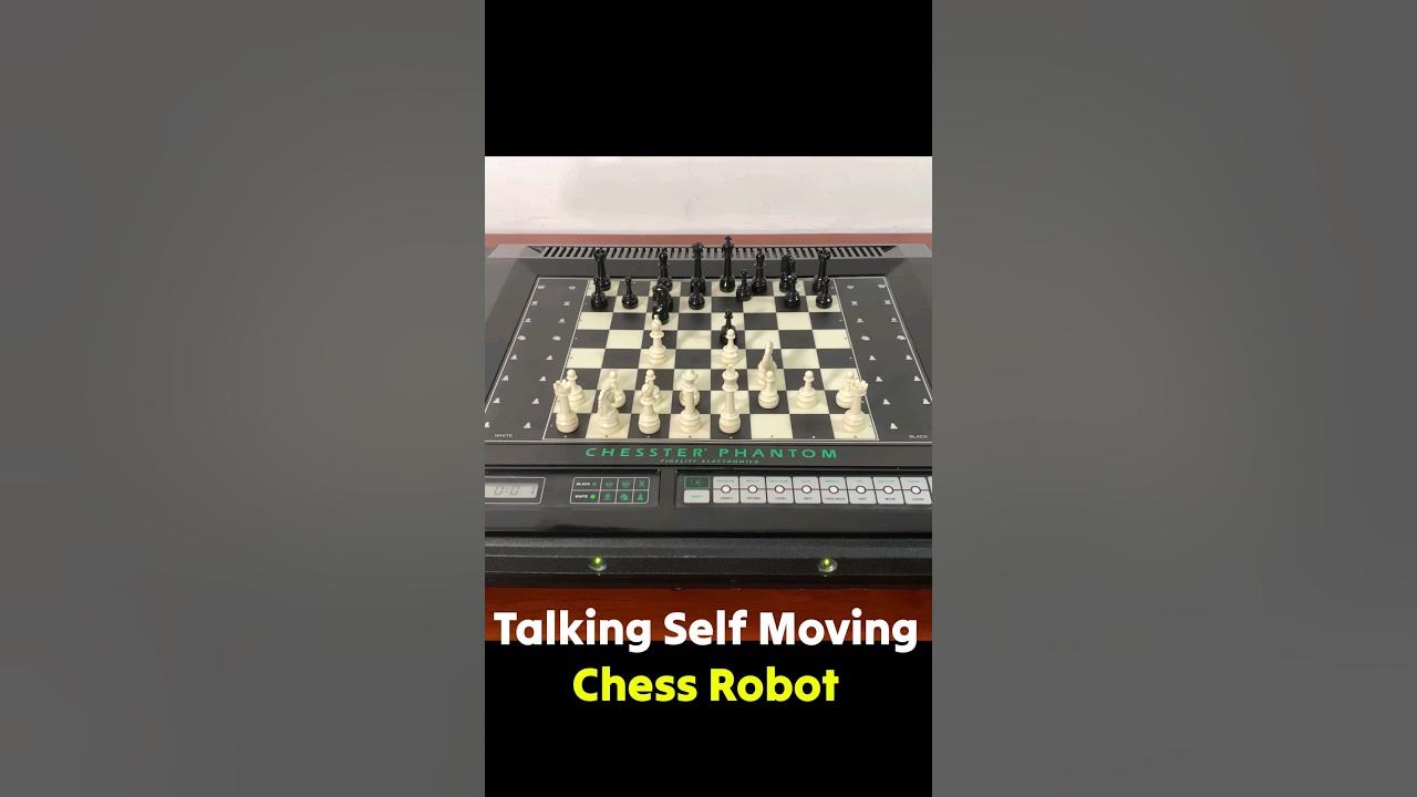 stockfish chess robot plays by itself 😎 #shorts 