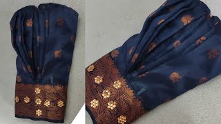 Two types of blouse sleeve design cutting and stitching method / Sleeve design/ Puff sleeve /Sleeve