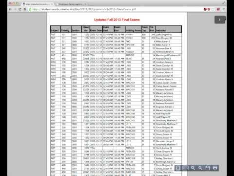 How to Find Your Final Exam Schedule