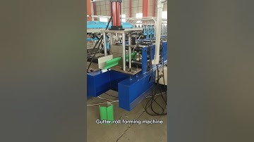 Gutter roll forming machine how to produce the gutter #rollformingmachinemanufacturers #machine