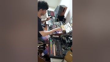 Jam Eurorack, Behringer RD-8, TD-3 and Microfreak #dawless