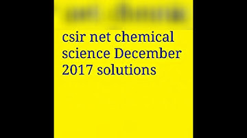 3.Csir net chemical science December 2017 solution physical chemistry electrochemistry