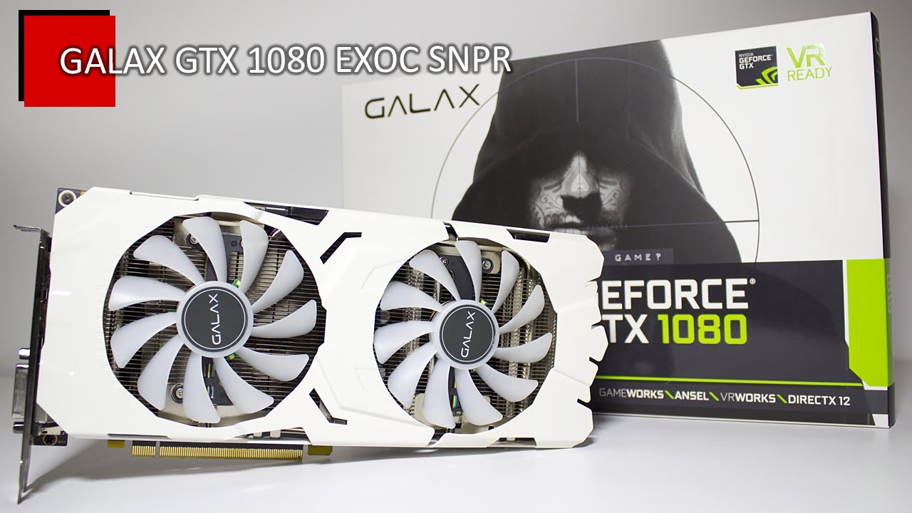 Galax GTX 1080 SNPR White Review - YouTube