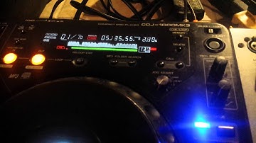 Pioneer CDJ1000 MK3 demonstration