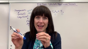 ICE Table Calculating Equilibrium Constant