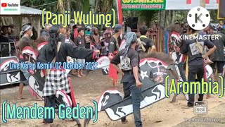 Tembang Arombia || Mendem Geden || Kuda Lumping Panji Wulung || Kerep, Kemiri 02-10-2022