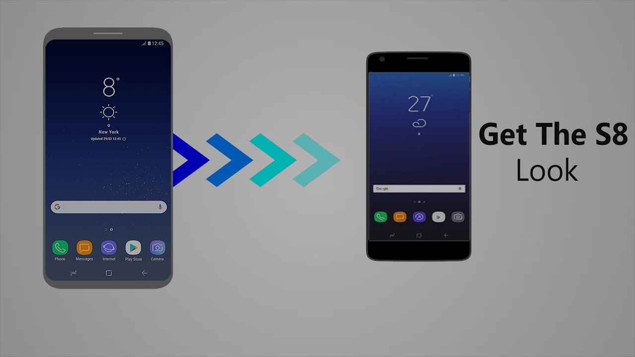 Make Your Android Look Exactly Like Galaxy S8 (No Root) YouTube