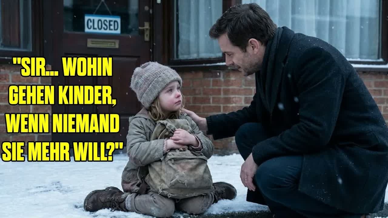 Armes Mädchen Saß Ganz Allein Am Tierheimtor — Was Der CEO Hörte, Ließ Ihn Wie Versteinert Zurüc