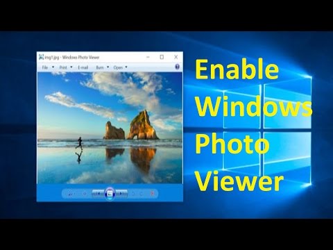 Enable Windows Photo Viewer in Windows 10!! - Howtosolveit