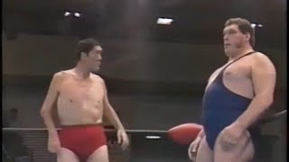 AJPW - Andre The Giant & Giant Baba vs Dick Slater & Joel Deaton