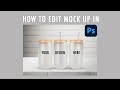 16oz glass can mock up photoshop tutorial