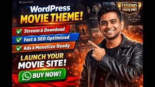WordPress Movie Theme for Movie Sites 🔥 | Fast, SEO Optimized | Best Theme | Legend Stack Pro