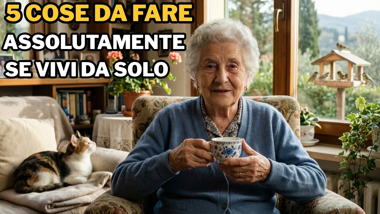 Vivere da soli ma NON sentirsi soli. I miei 5 migliori consigli.