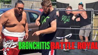 TJ MARCONI DRIVE BY! BRONCHITIS BATTLE ROYAL! CRAZY SUMO WRESTLER RESPONDS TO CHALLENGE!
