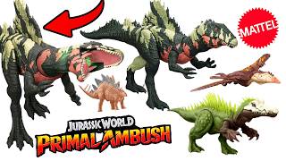 MATTEL JURASSIC WORLD BECKLESPINAX REVEALED! TONS MORE Primal Ambush Toys!