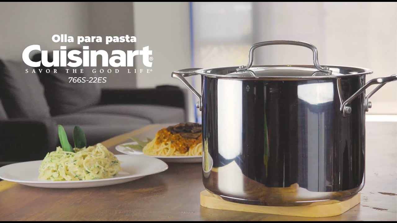 Olla Para Pasta 6qt Acero Inoxidable 766s22es Cuisinart 💚 YouTube