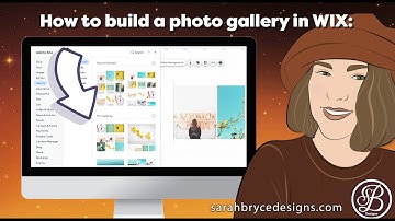 How to add a photo gallery in your WIX website. DIY Tips from SarahBryceDesigns.com