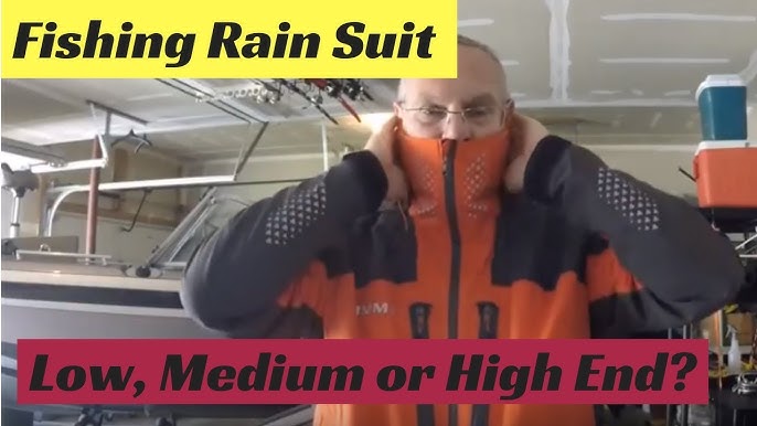 Best Fishing Rain Gear - Bass Pro Shops Pro Qualifier Gore Tex Suit -  Amazing Rain Gear 