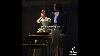 He is not nine years old #hamilton #alexanderhamilton