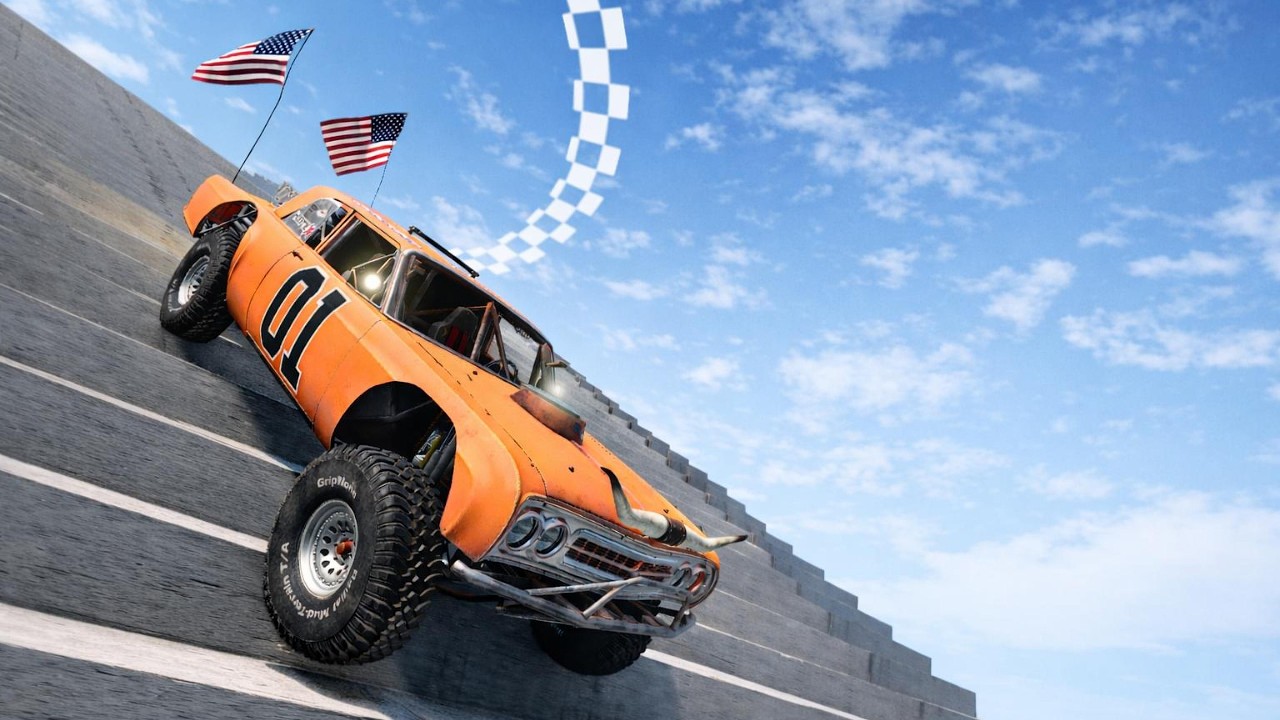 Cars vs Unnecessarily Tall Stairs #1 | BeamNG.drive